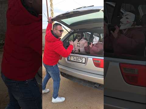 شبح بالسيارة !