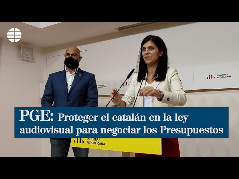 ERC pide que se proteja el catalán en la ley audiovisual como requisito para negociar los PGE