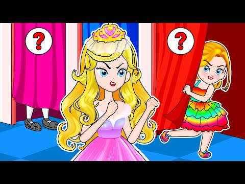 Paper Doll Dress Up - Stepmother of Princess - Barbie Cartoon