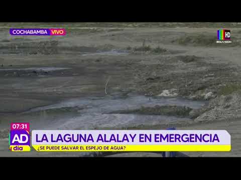 Más del 40% de la Laguna Alalay se ha evaporado