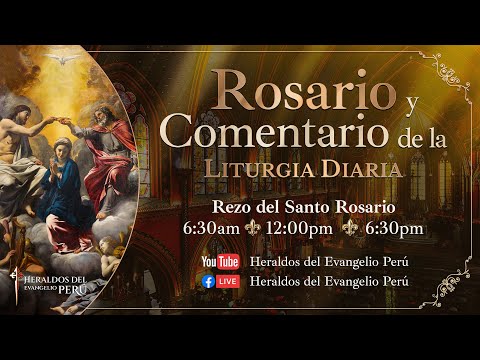 Santo Rosario EN VIVO y Comentario de la Liturgia | Domingo 16 de Junio 6:30pm