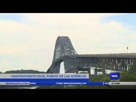 Mantenimientos en el Puente de Las Américas