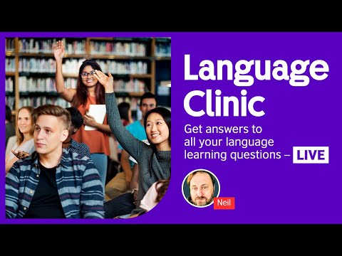 Language Clinic - LIVE answers to all your questions!