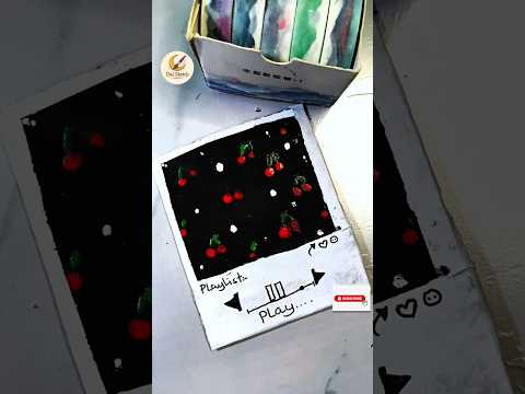 Cherry Playlist 🍒✨ | Aesthetic Painting #art #satisfying #subscribe #viral #trending #shorts ❤️