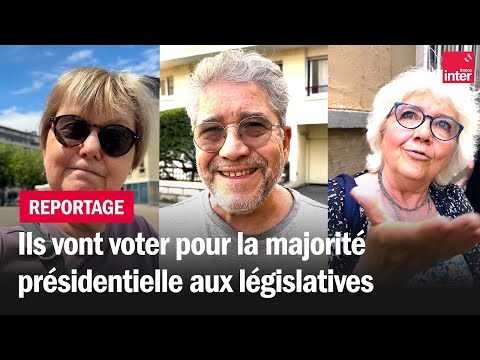 Ils vont voter pour la majorité présidentielle aux législatives