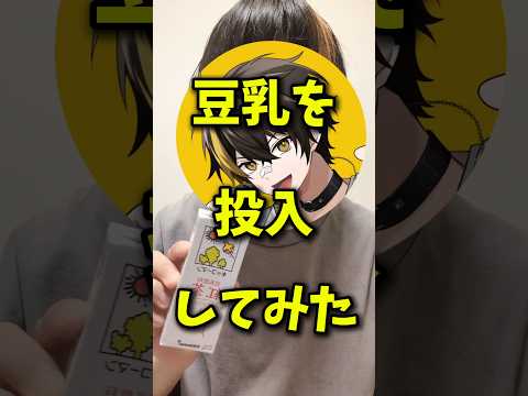 【実写最高】豆乳を投入してみた