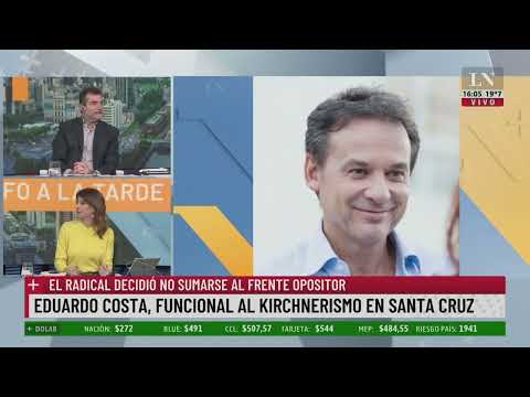 Eduardo Costa,  funcional al Kirchnerismo en Santa Cruz