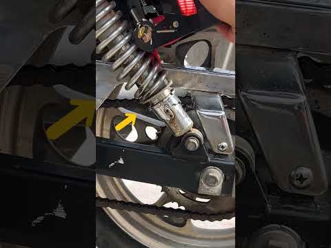 Ratchet Straps Trick! Smart Hack to Adjust Your Motorcycle Spring Height.