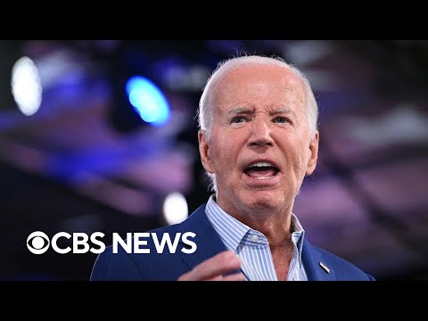 Biden addresses debate performance at campaign rally