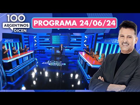 100 argentinos dicen - Programa 24/06/24