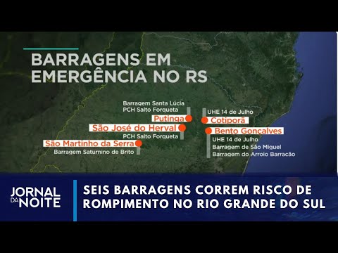 Rio Grande do Sul tem 6 barragens sob alerta de ruptura