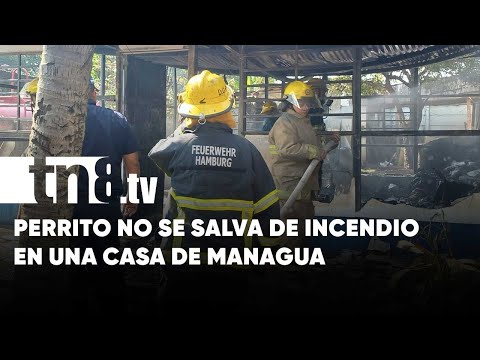 Incendio reduce a cenizas vivienda del barrio Santa Ana Sur, Managua - Nicaragua