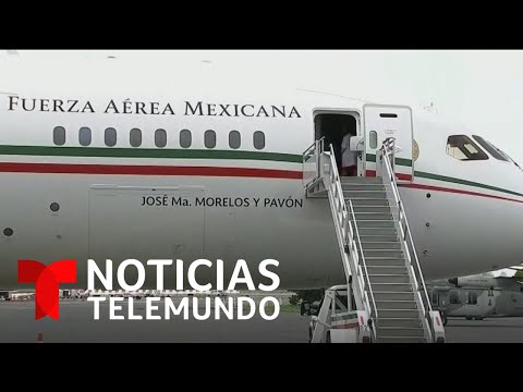 AMLO afirma que una empresa ya dio anticipo para comprar el avión presidencial | Noticias Telemundo