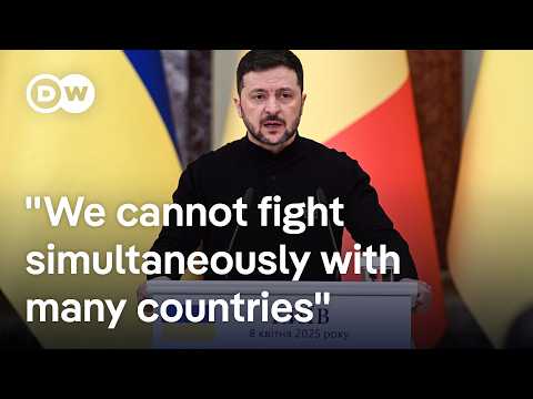 Zelenskyy says two Chinese men captured in Ukraine | DW News
