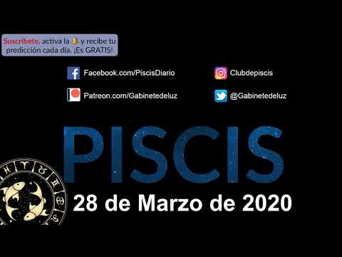 Horóscopo Diario - Piscis - 28 de Marzo de 2020
