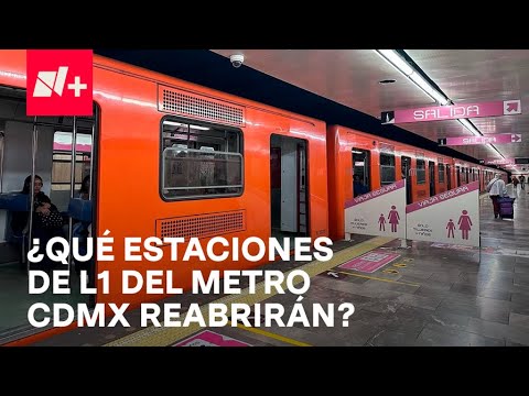 Reinaugurarán Tramo Balderas-Salto del Agua de la Línea 1 del Metro CDMX