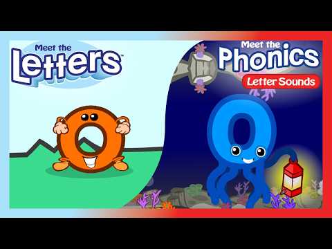 Lowercase O! Learn the Letter O & Its Sound | Meet the Letters + Meet the Phonics Letter Sounds