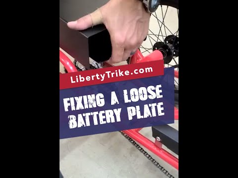 Liberty trike battery plate adjustment