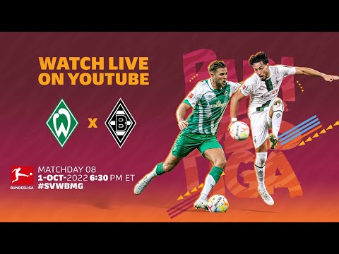 🔴 LIVE | Werder Bremen - Borussia M'gladbach | Matchday 8 – Bundesliga 2022/23