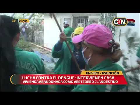 Asunción: Intervienen casa en la lucha contra el dengue