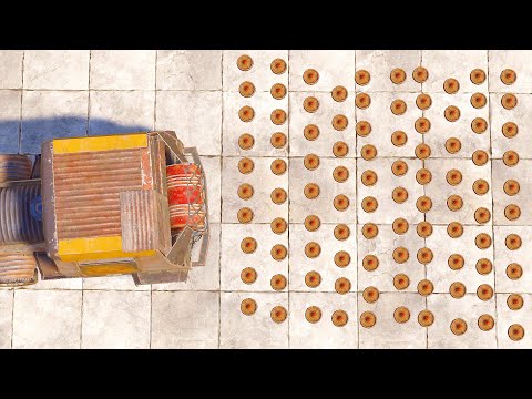 I tested my FULLY ARMORED CAR against 100 LAND MINES...