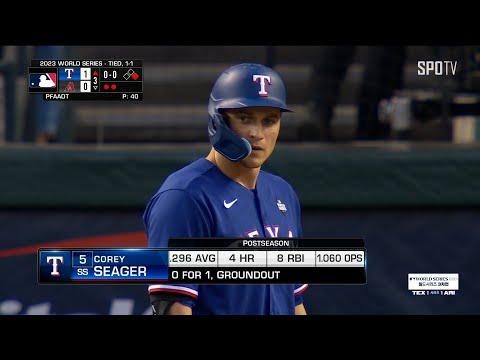 [MLB WS 3차전] 텍사스 vs 애리조나 MVP 코리 시거 (10.31)