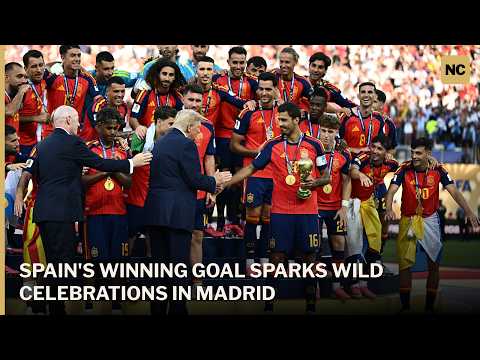 REAL VICTORY MOMENTS: 25,000 Spain Fans Explode With Joy After World Cup Final Winner | AD1W