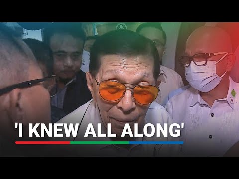 What Juan Ponce Enrile said after plunder acquittal | ABS-CBN News