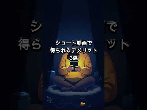 【もう手遅れかも】ショート動画で得られるデメリット3選