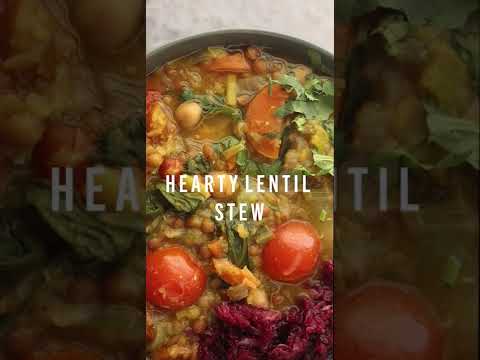 MENOPAUSE FRIENDLY HEARTY LENTIL STEW #shorts