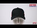 88-1280 American Flag Mesh Back Cotton Twill Six Panel Low Profile Cap