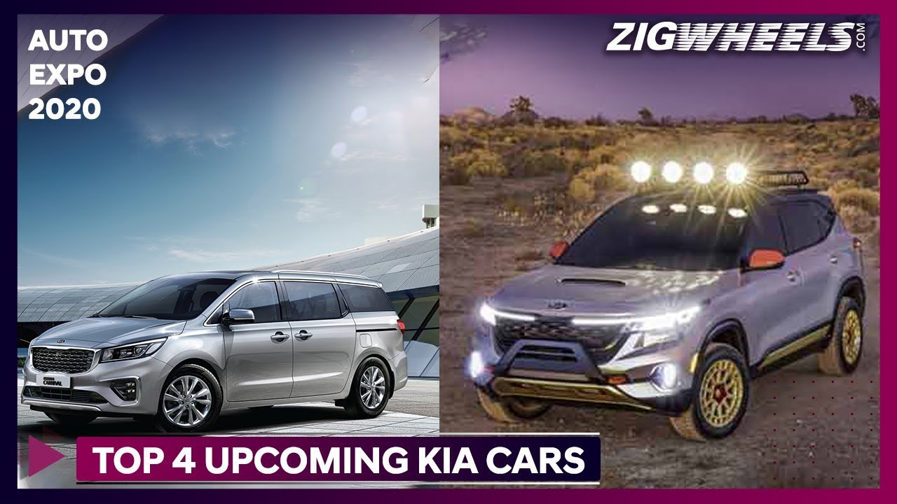 Top 4 Kia Cars To Be Unveiled At The Auto Expo 2020 | Carnival, Seltos X-Line & More | ZigWheels