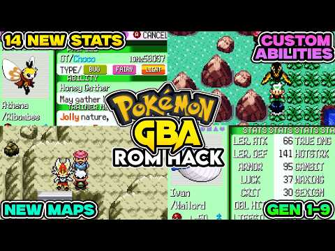 This New Completed Pokémon ROM Hack Added 14 New Stats, Gen 1-9 & More!