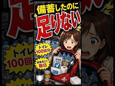 【地震備蓄】トイレ100回分でも足りない現実