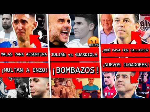 FRANCIA picante con ARGENTINA+ JULIÁN vs GUARDIOLA+ RIVER demora a GALLARDO+ BOCA cerró 3 REFUERZOS?