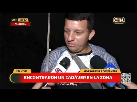 Encontraron un cadáver en la Costanera de Asunción