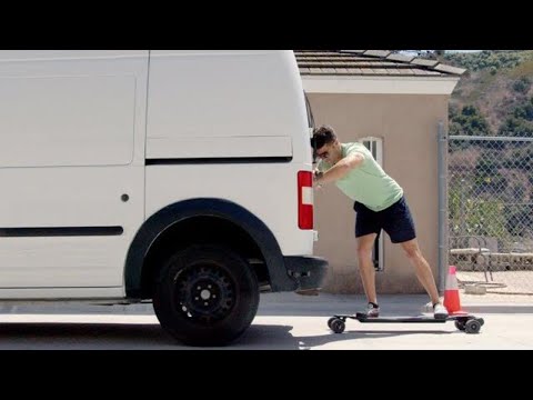 Can an Electric Skateboard Push a Minivan?