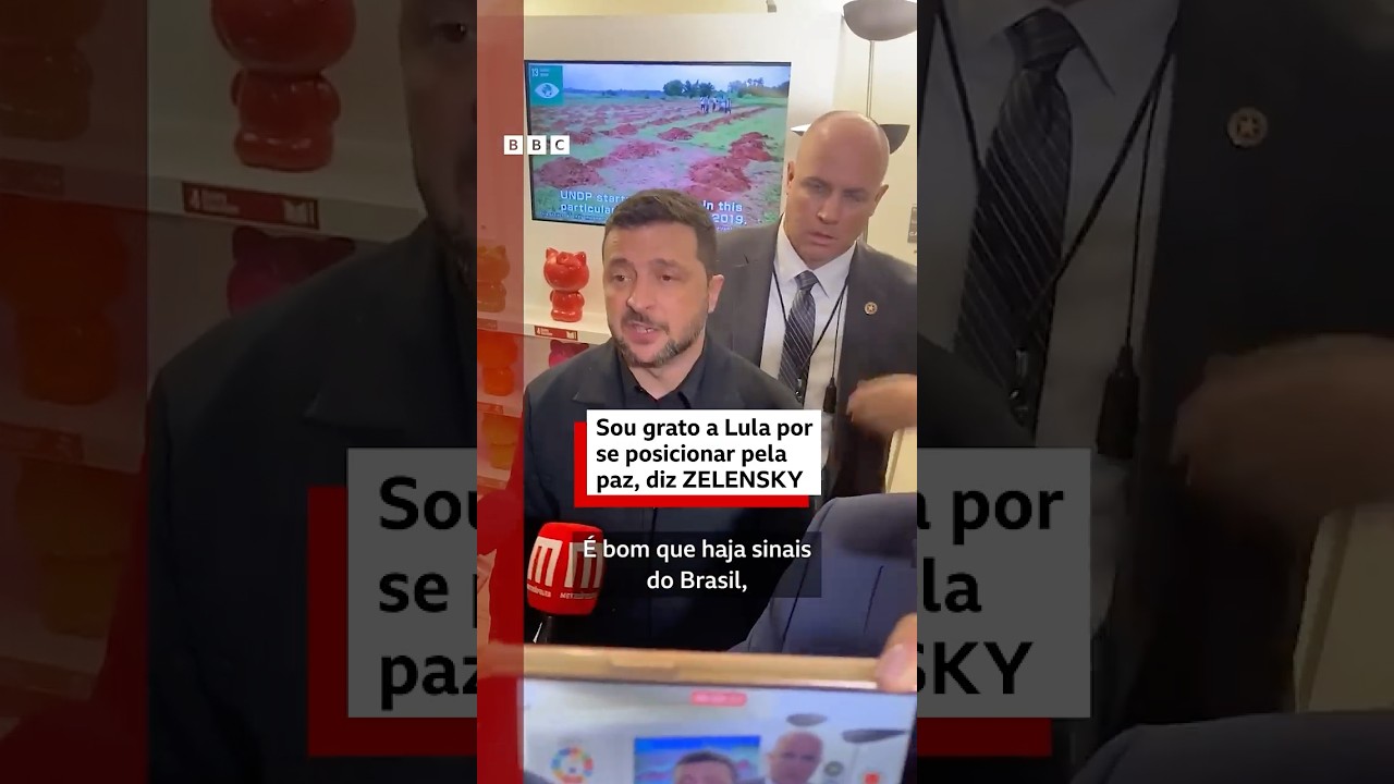 Presidente da Ucrânia fala sobre encontro com Lula 🇺🇦🇧🇷
