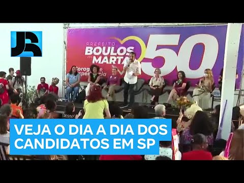 Veja como foi o dia dos candidatos à Prefeitura de São Paulo