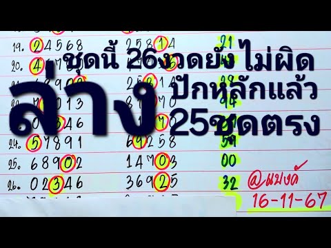 หวยชุด2ตัวล่าง25ชุดตรงๆเข้าตร