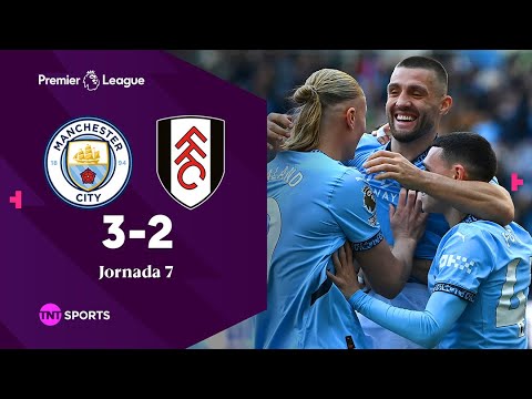 RESUMEN: MANCHESTER CITY 3-2 FULHAM | PREMIER LEAGUE | JORNADA 7