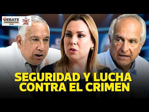 🔴DIEZ CANSECO, MOLINELLI, MASSÉ | PROPUESTAS SOBRE SEGURIDAD CIUDADANA | DEBATE PRESIDENCIAL 2026