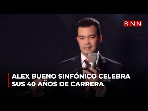 Alex Bueno sinfónico celebra sus 40 años de carrera