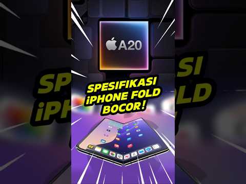 Spesifikasi iPhone Fold Bocor!