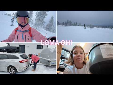 Viimeinen laskettelupäivä Äkäslompolon puolella | Saadaan asioita aikaiseksi kotona