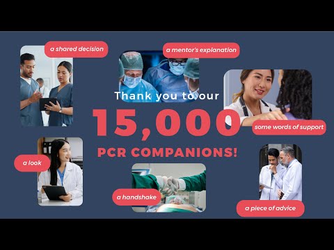 THANK YOU to our 15,000 PCR Companions … and WELCOME to those joining today!