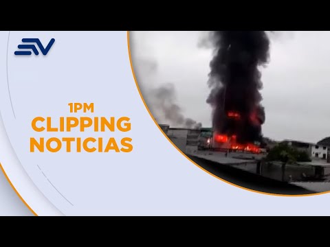 Edificio fue consumido por un incendio en el centro del cantón La Maná | Televistazo | Ecuavisa