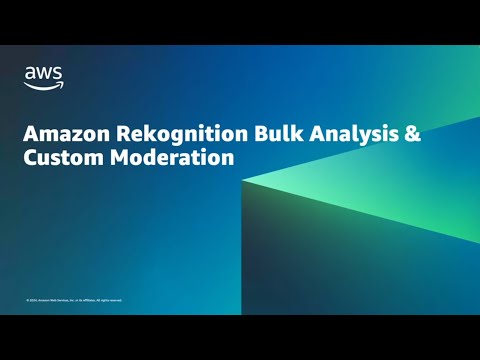 Using Amazon Rekognition's Bulk Analysis and Custom Moderation features | Amazon Web Services
