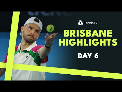 Djokovic vs Opelka, Dimitrov and Lehecka In Action | Brisbane 2025 Highlights Day 6