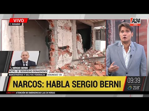 Sergio Berni sobre los narcos en Rosario: Hay una degradación social muy importante